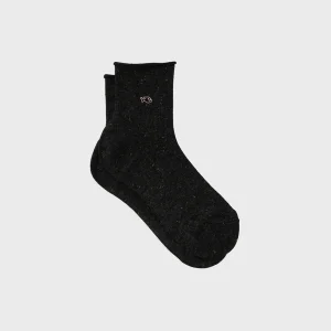 BILLYBELT Chaussettes bords roulés gris foncé>Femme Chaussettes Unies