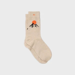 BILLYBELT Chaussettes en coton peigné À motifs - Mont Blanc>Homme Chaussettes Fantaisie