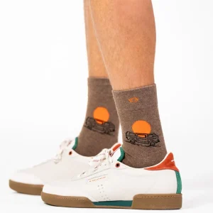 BILLYBELT Chaussettes en coton peigné À motifs - Van trip>Homme Chaussettes Fantaisie