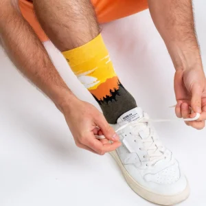 BILLYBELT Chaussettes en coton peigné À motifs - Yosemite>Homme Chaussettes Fantaisie
