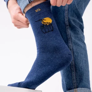 BILLYBELT Chaussettes en coton peigné A motifs - Cabine>Homme Chaussettes Fantaisie
