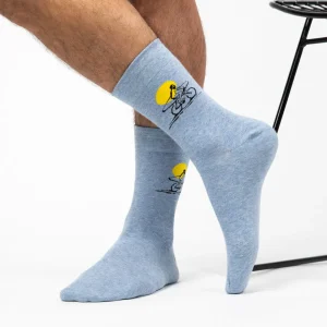 BILLYBELT Chaussettes en coton peigné A motifs - Surf>Homme Chaussettes Fantaisie
