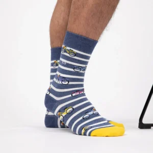 BILLYBELT Chaussettes en coton peigné A motifs - Vélo>Homme Chaussettes Fantaisie