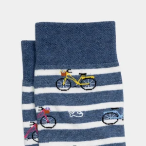 BILLYBELT Chaussettes en coton peigné A motifs - Vélo>Homme Chaussettes Fantaisie