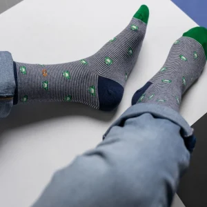 BILLYBELT Chaussettes en coton peigné Animaux - Grenouille>Homme Chaussettes Fantaisie