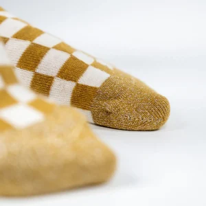 BILLYBELT Chaussettes en coton peigné Carreaux ->Femme Chaussettes Fantaisie