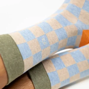 BILLYBELT Chaussettes en coton peigné Carreaux ->Homme Chaussettes Fantaisie