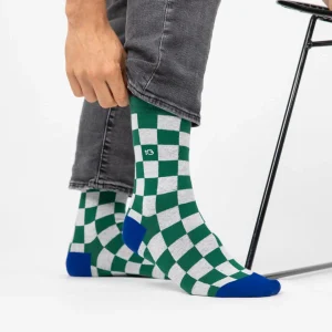 BILLYBELT Chaussettes en coton peigné Carreaux ->Homme Chaussettes Fantaisie