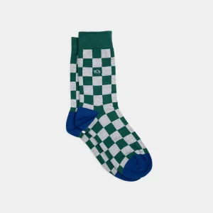BILLYBELT Chaussettes en coton peigné Carreaux ->Homme Chaussettes Fantaisie
