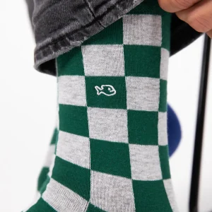 BILLYBELT Chaussettes en coton peigné Carreaux ->Homme Chaussettes Fantaisie