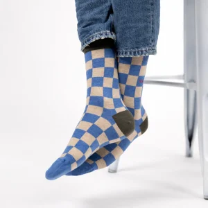BILLYBELT Chaussettes en coton peigné Carreaux ->Homme Chaussettes Fantaisie