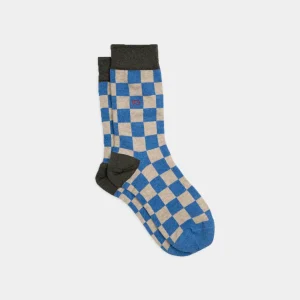 BILLYBELT Chaussettes en coton peigné Carreaux ->Homme Chaussettes Fantaisie