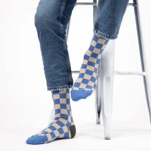 BILLYBELT Chaussettes en coton peigné Carreaux ->Homme Chaussettes Fantaisie