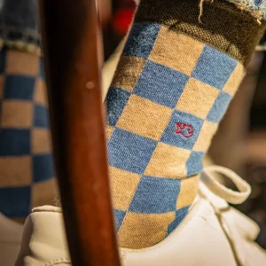 BILLYBELT Chaussettes en coton peigné Carreaux ->Homme Chaussettes Fantaisie
