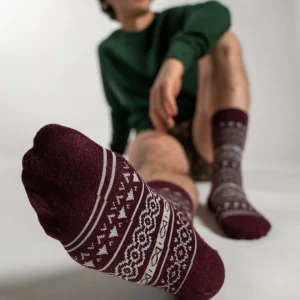BILLYBELT Chaussettes en coton peigné Jacquard ->Homme Chaussettes Fantaisie