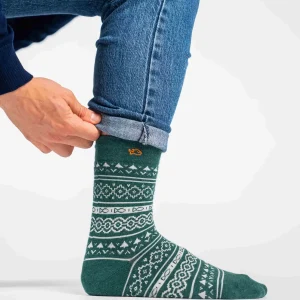 BILLYBELT Chaussettes en coton peigné Jacquard ->Homme Chaussettes Fantaisie