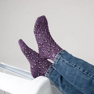 BILLYBELT Chaussettes en coton peigné Léopard ->Femme Chaussettes Fantaisie