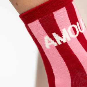 BILLYBELT Chaussettes en coton peigné Rayées ->Femme Chaussettes Fantaisie