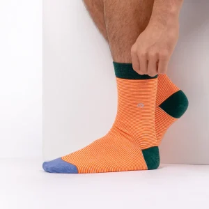 BILLYBELT Chaussettes en coton peigné Rayées - Audacieuse>Homme Chaussettes Fantaisie