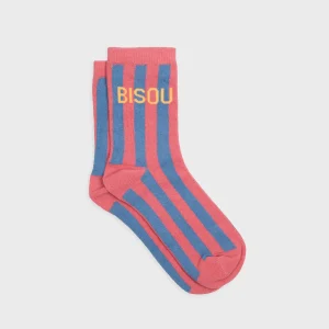 BILLYBELT Chaussettes en coton peigné Rayées ->Femme Chaussettes Fantaisie