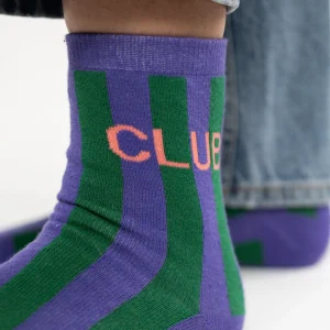 BILLYBELT Chaussettes en coton peigné Rayées ->Femme Chaussettes Fantaisie