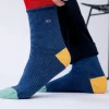 BILLYBELT Chaussettes en coton peigné Rayées - Elémentaire>Homme Chaussettes Fantaisie