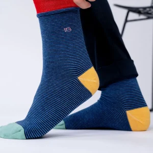 BILLYBELT Chaussettes en coton peigné Rayées - Elémentaire>Homme Chaussettes Fantaisie