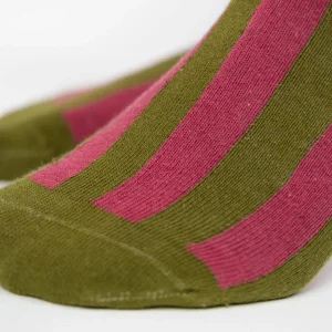 BILLYBELT Chaussettes en coton peigné Rayées ->Femme Chaussettes Fantaisie