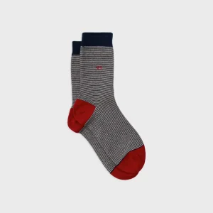 BILLYBELT Chaussettes en coton peigné Rayées - La 33>Homme Chaussettes Fantaisie