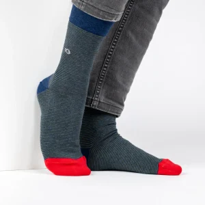 BILLYBELT Chaussettes en coton peigné Rayées - Élégante>Homme Chaussettes Fantaisie