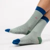 BILLYBELT Chaussettes en coton peigné Rayées - Naturelle>Homme Chaussettes Fantaisie