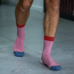 BILLYBELT Chaussettes en coton peigné Rayées - Waldo>Homme Chaussettes Fantaisie