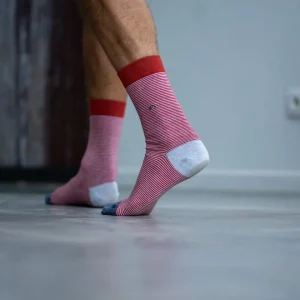 BILLYBELT Chaussettes en coton peigné Rayées - Waldo>Homme Chaussettes Fantaisie