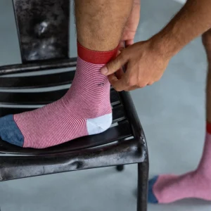 BILLYBELT Chaussettes en coton peigné Rayées - Waldo>Homme Chaussettes Fantaisie