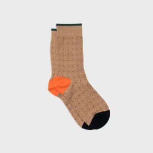 BILLYBELT Chaussettes en coton peigné Square - Gingembre>Homme Chaussettes Fantaisie