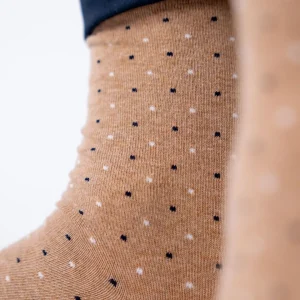 BILLYBELT Chaussettes en coton peigné Square - Gingembre>Homme Chaussettes Fantaisie