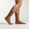 BILLYBELT Chaussettes en coton peigné Square - Marron>Homme Chaussettes Fantaisie
