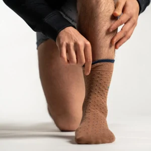 BILLYBELT Chaussettes en coton peigné Square - Marron>Homme Chaussettes Fantaisie
