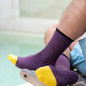 BILLYBELT Chaussettes en coton peigné Square - Mysterio>Homme Chaussettes Fantaisie