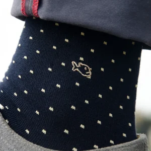 BILLYBELT Chaussettes en coton peigné Square - Noir>Homme Chaussettes Fantaisie