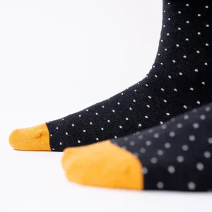 BILLYBELT Chaussettes en coton peigné Square - Poivre>Homme Chaussettes Fantaisie