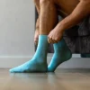 BILLYBELT Chaussettes en coton peigné Unies - Azurin>Homme Chaussettes Unies