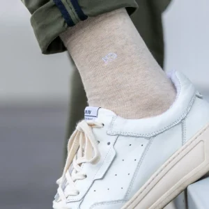 BILLYBELT Chaussettes en coton peigné Unies - Beige chiné>Homme Chaussettes Unies