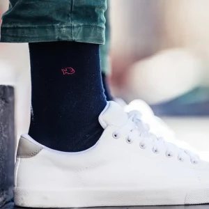 BILLYBELT Chaussettes en coton peigné Unies - Bleu marine>Homme Chaussettes Unies