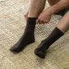 BILLYBELT Chaussettes en coton peigné Unies - Châtaigne>Homme Chaussettes Unies