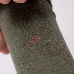 BILLYBELT Chaussettes en coton peigné Unies - Kaki chiné>Homme Chaussettes Unies