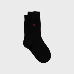 BILLYBELT Chaussettes en coton peigné Unies - Noir réglisse>Homme Chaussettes Unies