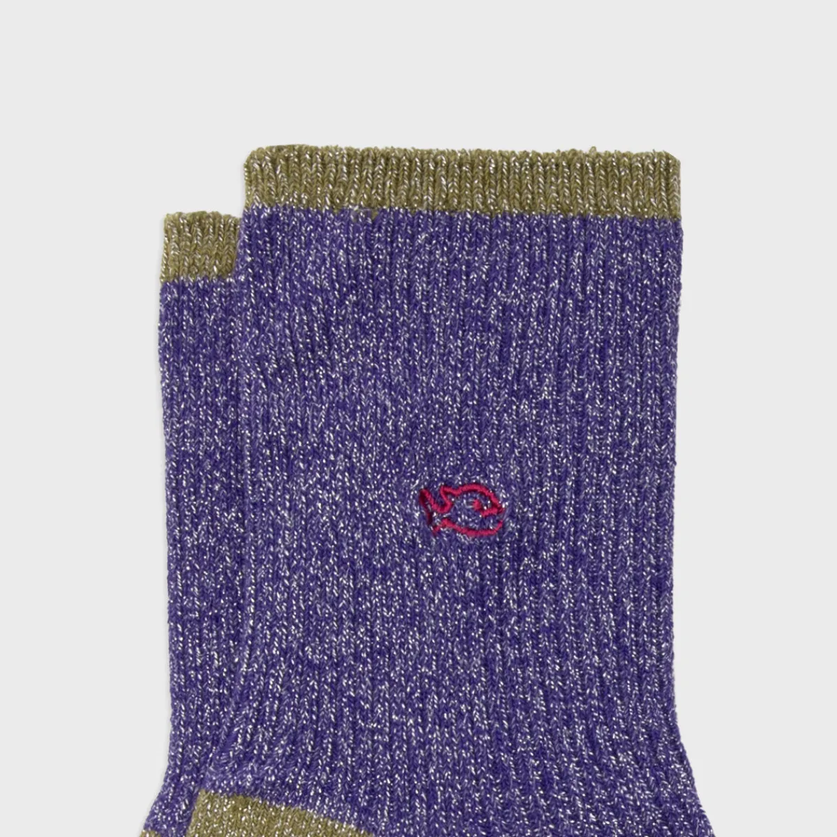 BILLYBELT Chaussettes en coton peigné Vintage - Indigo>Femme Chaussettes Fantaisie