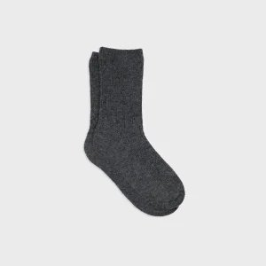 BILLYBELT Chaussettes en laine avec angora>Femme Chaussettes Chaudes | Chaussettes Unies