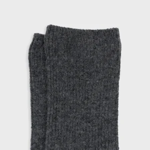 BILLYBELT Chaussettes en laine avec angora>Femme Chaussettes Chaudes | Chaussettes Unies